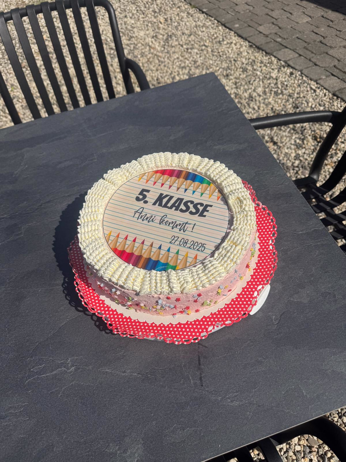 Torte zum Schul-Start in die 5. Klasse